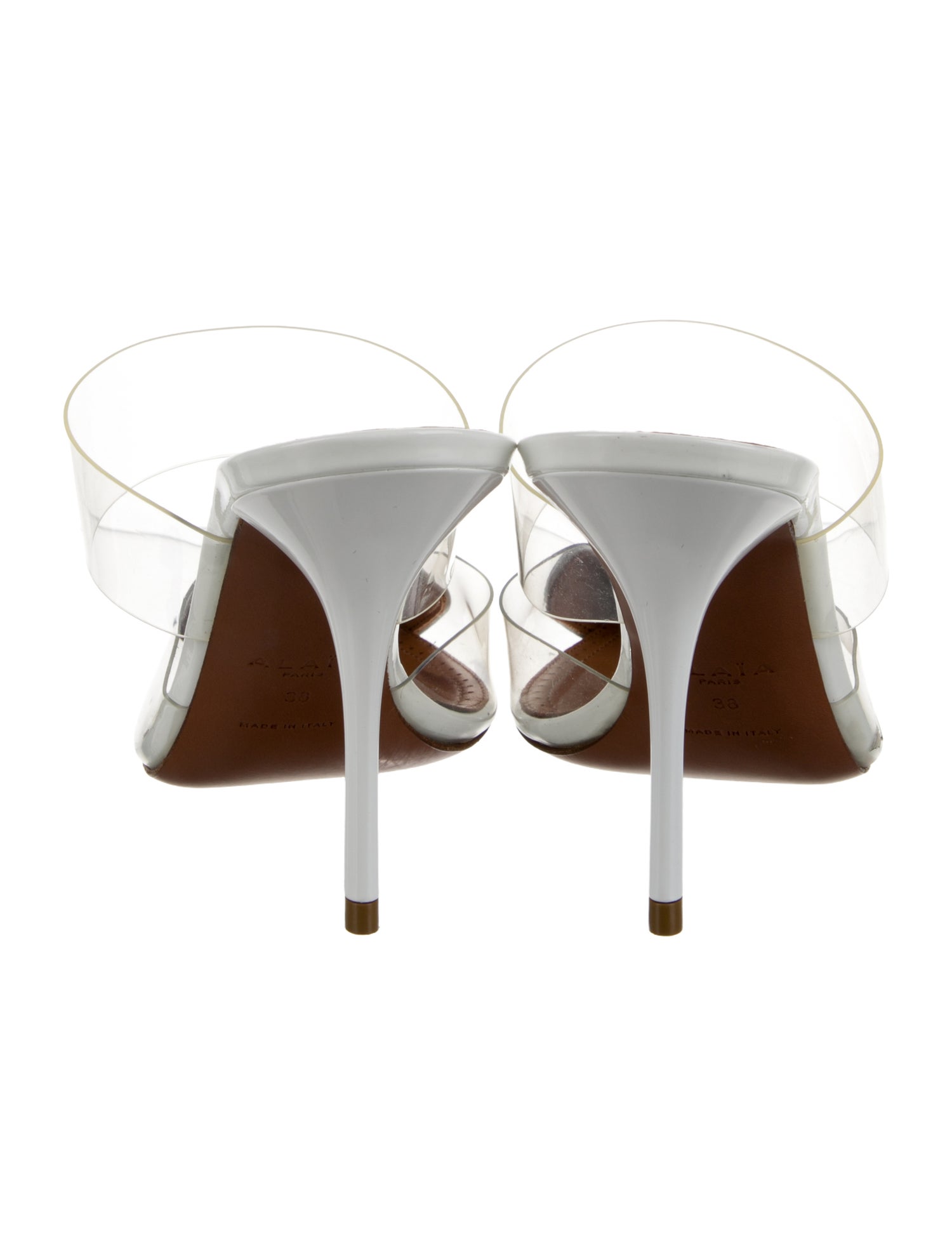 Alaïa Patent Leather Mules